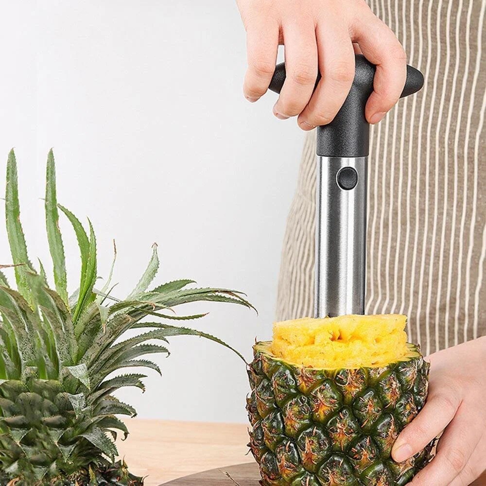 Pineapple Corer Slicer - Ponto de aço inoxidável descascador de
