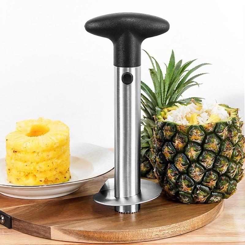 Pineapple Corer Slicer - Cortador de Abacaxi em Aço Inoxidável