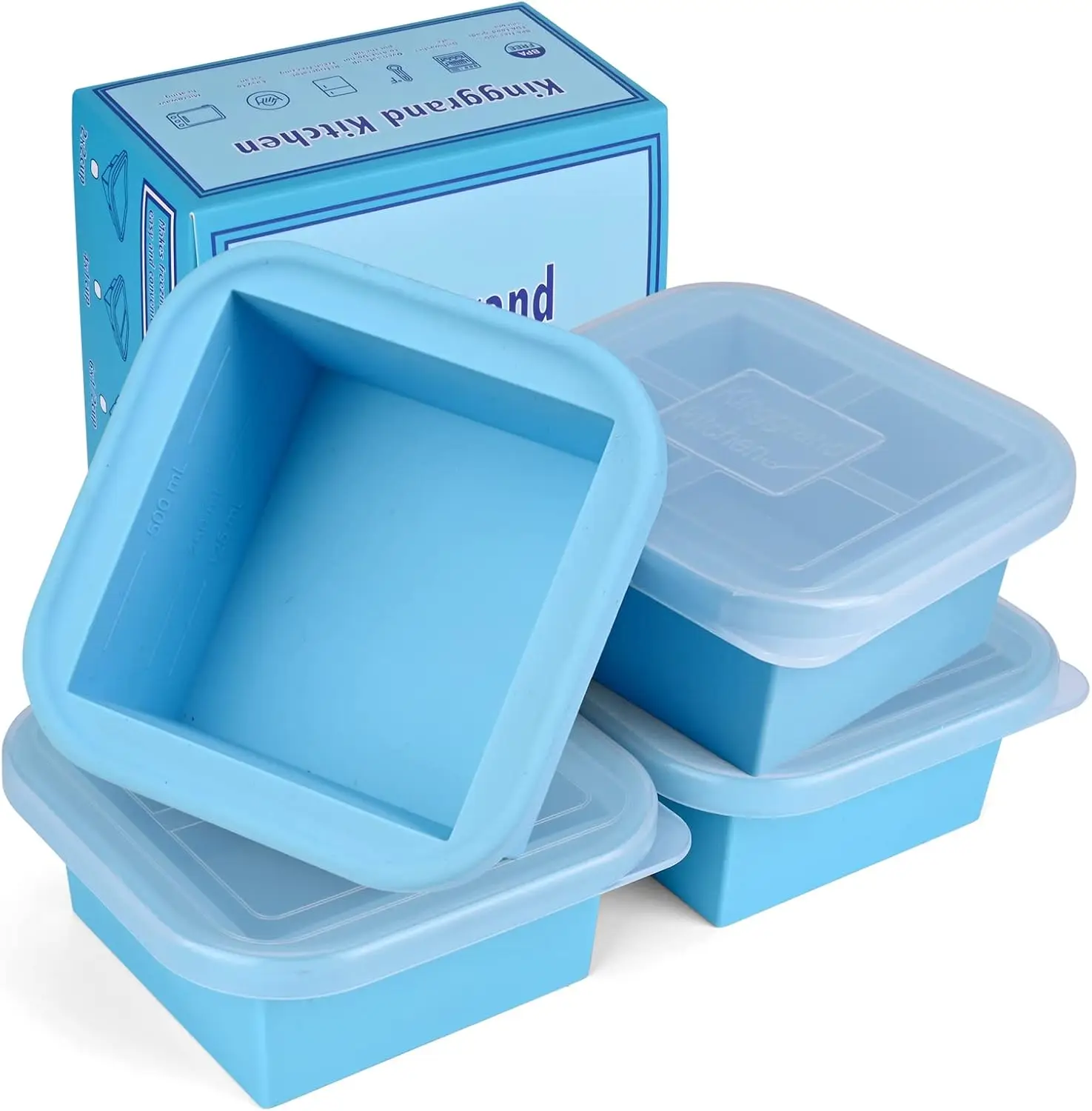 Meal Prep Soup - 1 2 xícara de silicone sopa