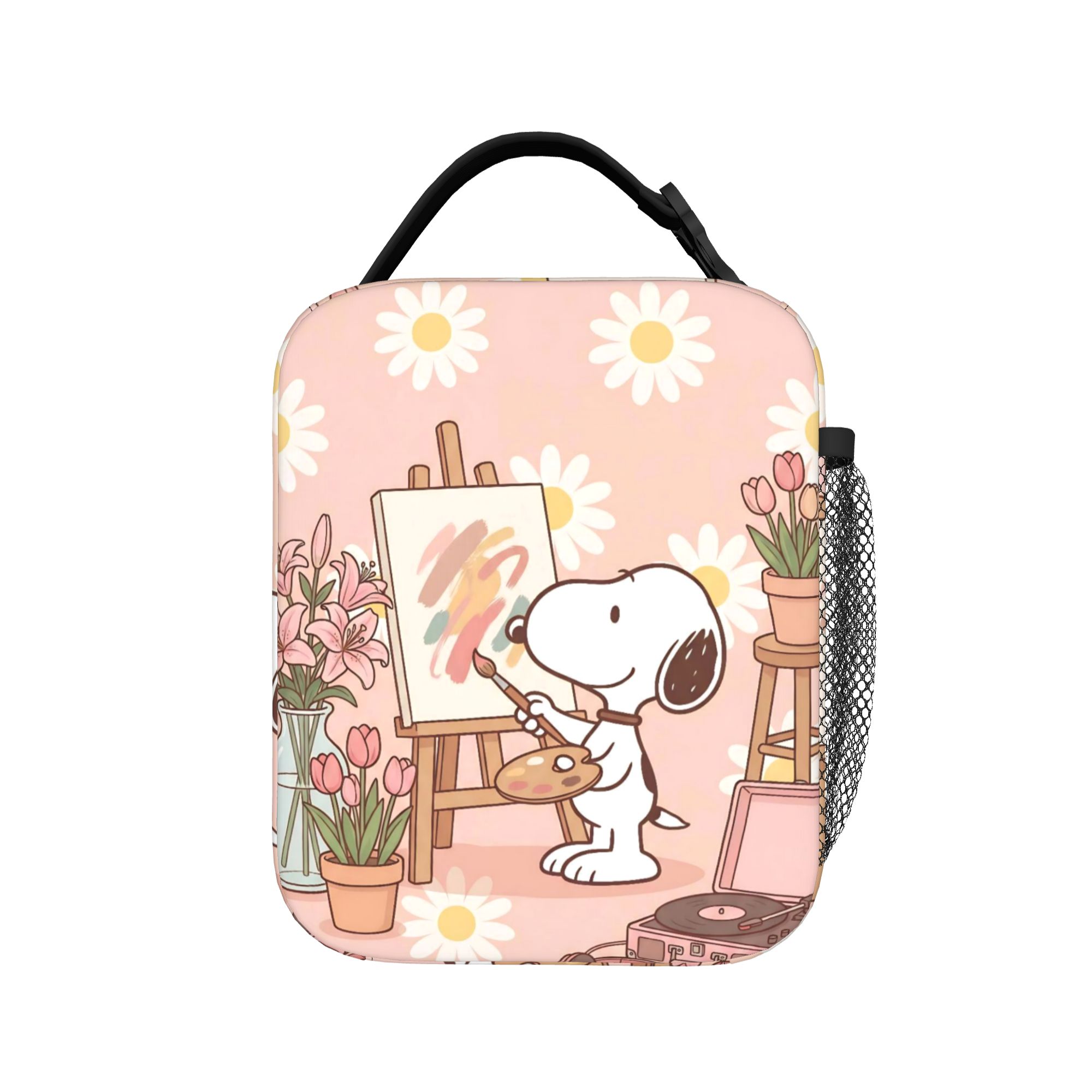 Meal Prep Bag - Lancheira Térmica Portátil S-Snoopys com Desenho