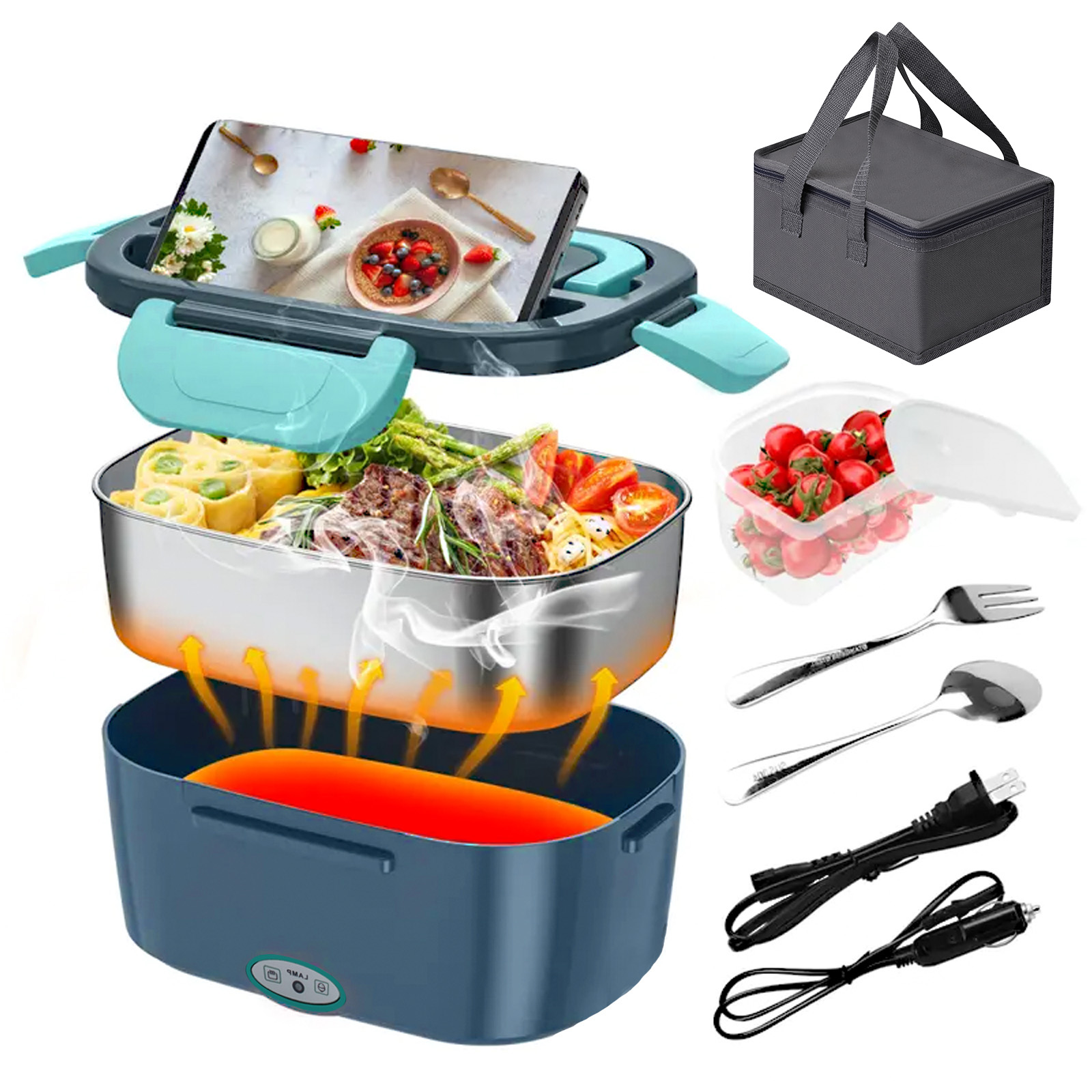 Marmita Elétrica de 100W 1.5L, - Meal Prep Bag avaliação e preço