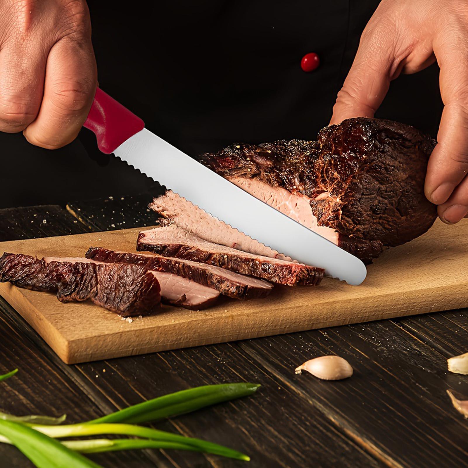 Cortador de bife serrilhado, 5 - Meal Prep Usa avaliação e preço