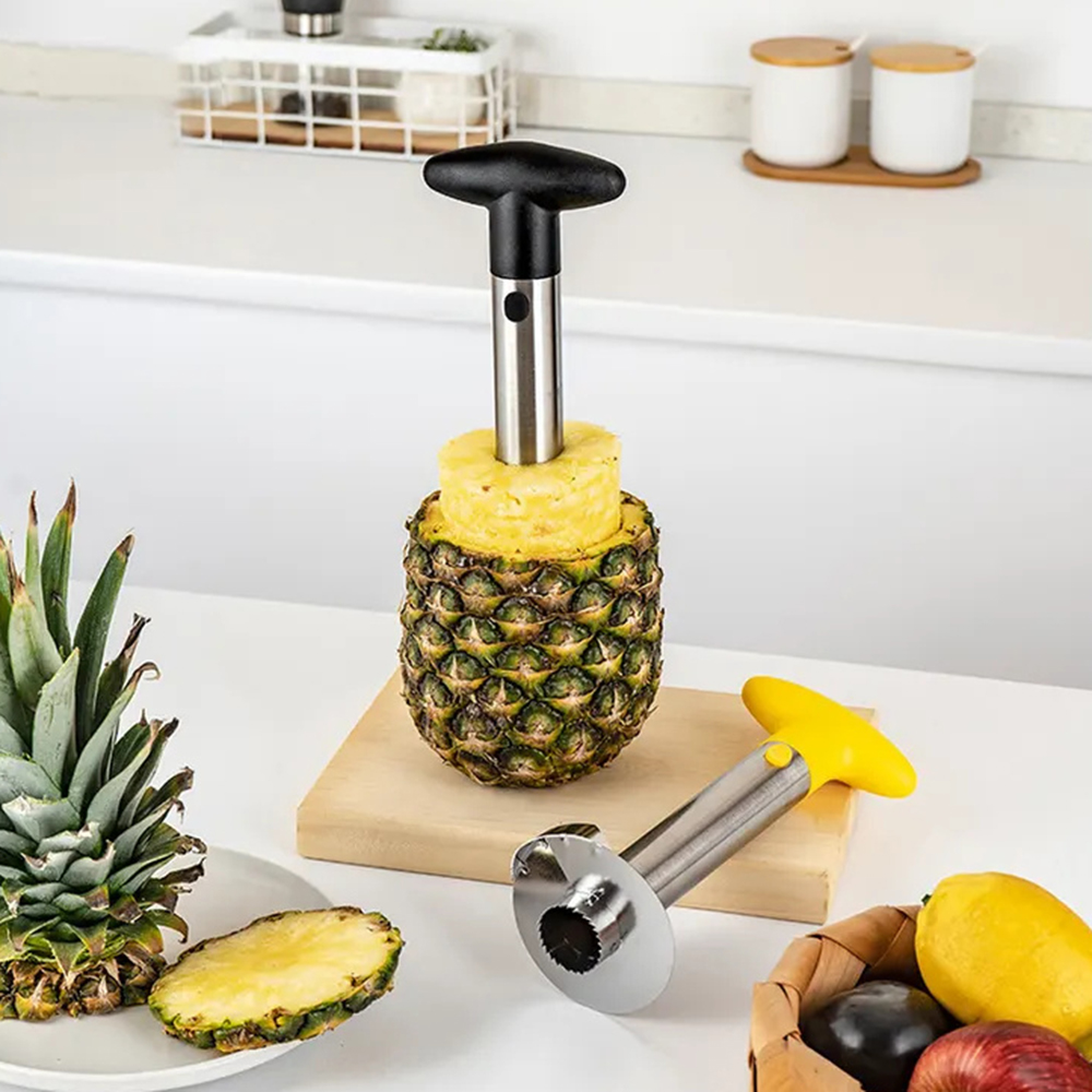 Descascador e Cortador de Abac - Pineapple Corer Slicer avaliação e preço