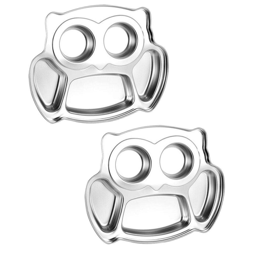 2 Pratos Divididos em Aço Inox - Meal Prep Usa avaliação e preço