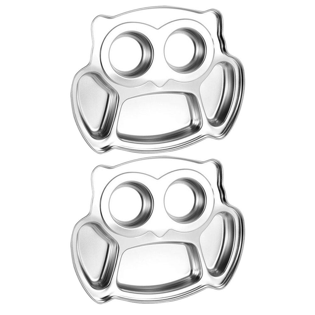 2 Pratos Divididos em Aço Inox - Meal Prep Usa avaliação e preço