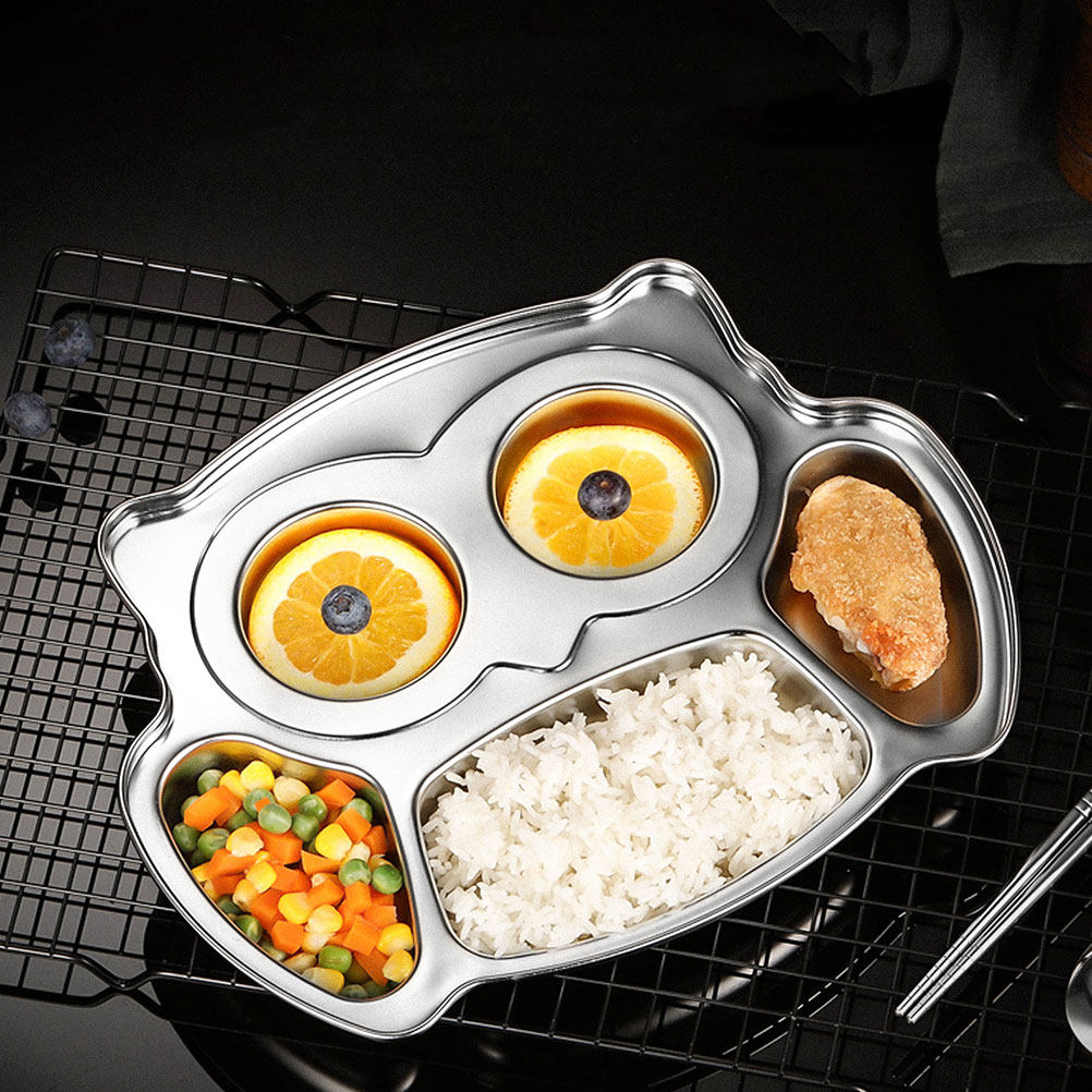 2 Pratos Divididos em Aço Inox - Meal Prep Usa avaliação e preço