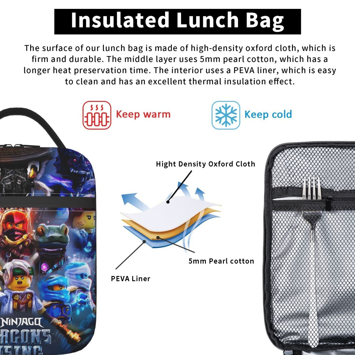 Caixas de almoço reutilizáveis - Meal Prep Bag avaliação e preço