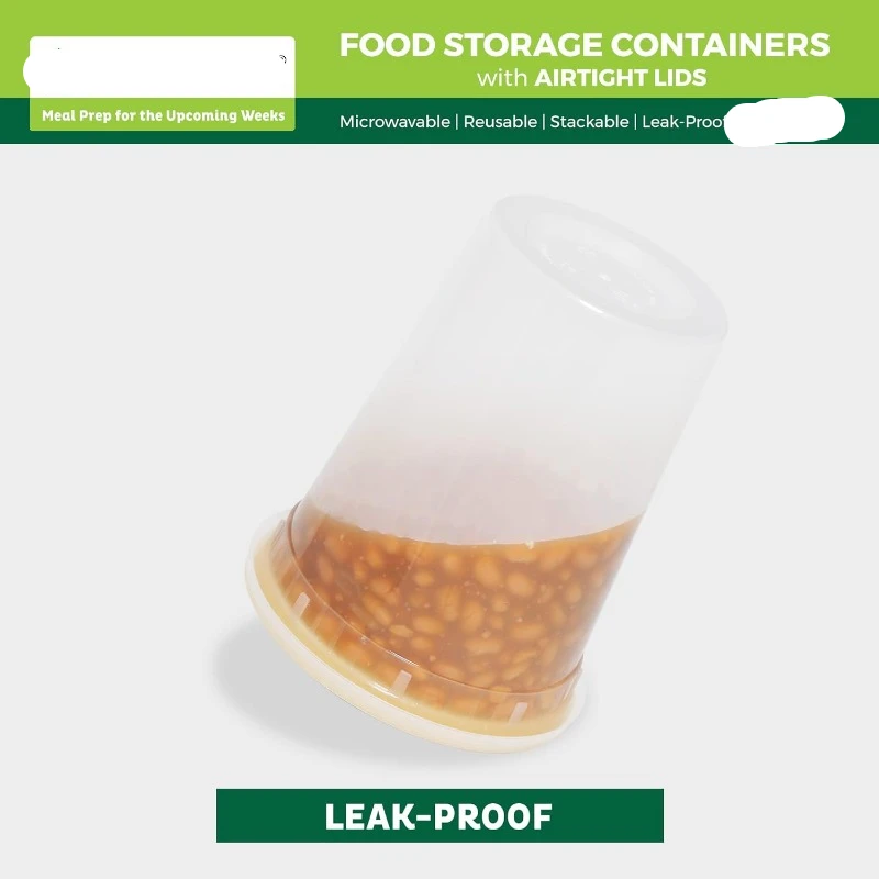 Embalagens de plástico com tam - Meal Prep Soup avaliação e preço