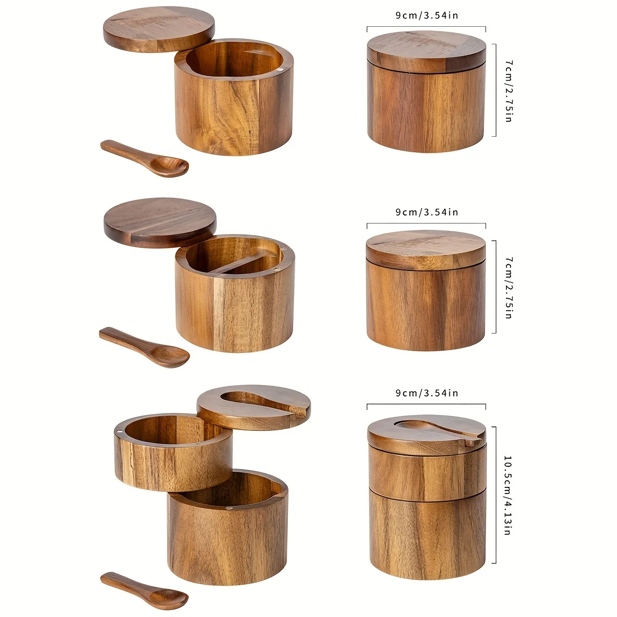 Pote de Sal em Madeira de Acác - Herb Keeper Bottle avaliação e preço