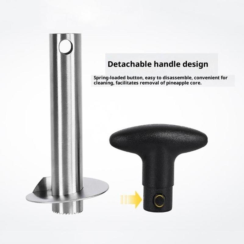 Cortador de Abacaxi em Aço Ino - Pineapple Corer Slicer avaliação e preço