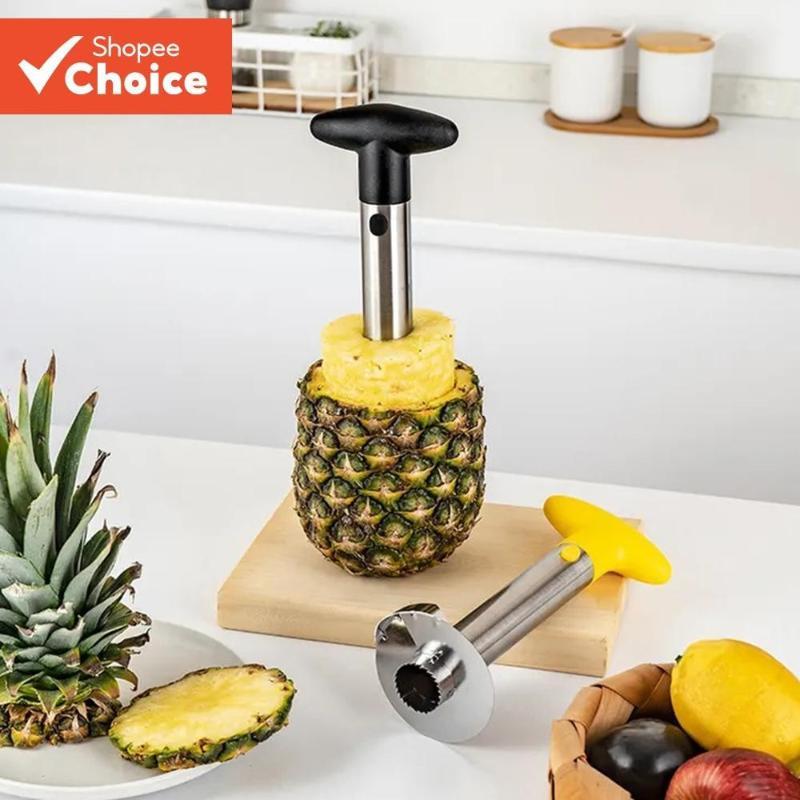 Cortador de Abacaxi em Aço Ino - Pineapple Corer Slicer avaliação e preço