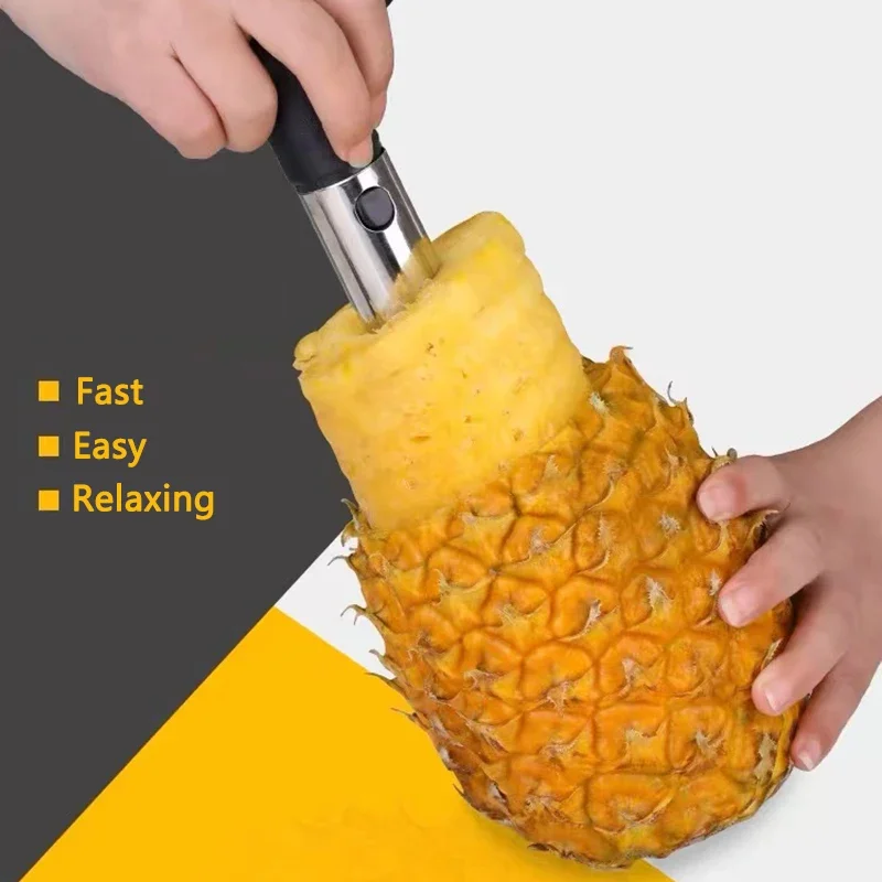 Cortador e Descascador de Abac - Pineapple Corer Slicer avaliação e preço
