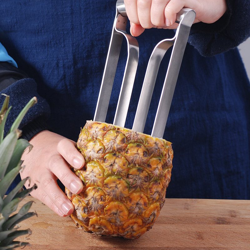 Descascador e Cortador de Abac - Pineapple Corer Slicer avaliação e preço