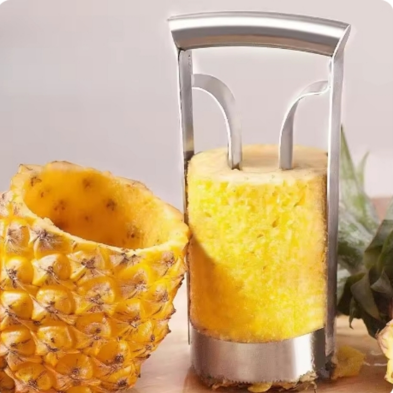 Descascador e Cortador de Abac - Pineapple Corer Slicer avaliação e preço