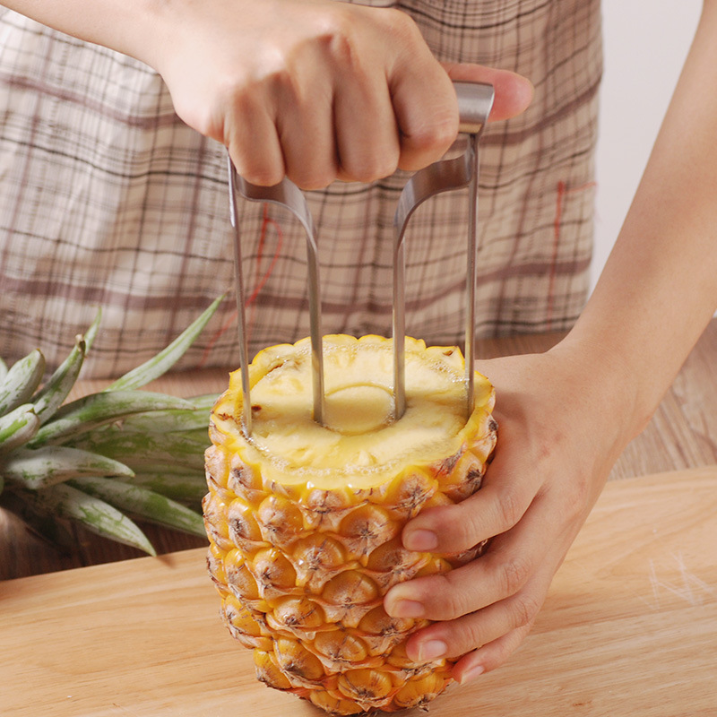 Descascador e Cortador de Abac - Pineapple Corer Slicer avaliação e preço