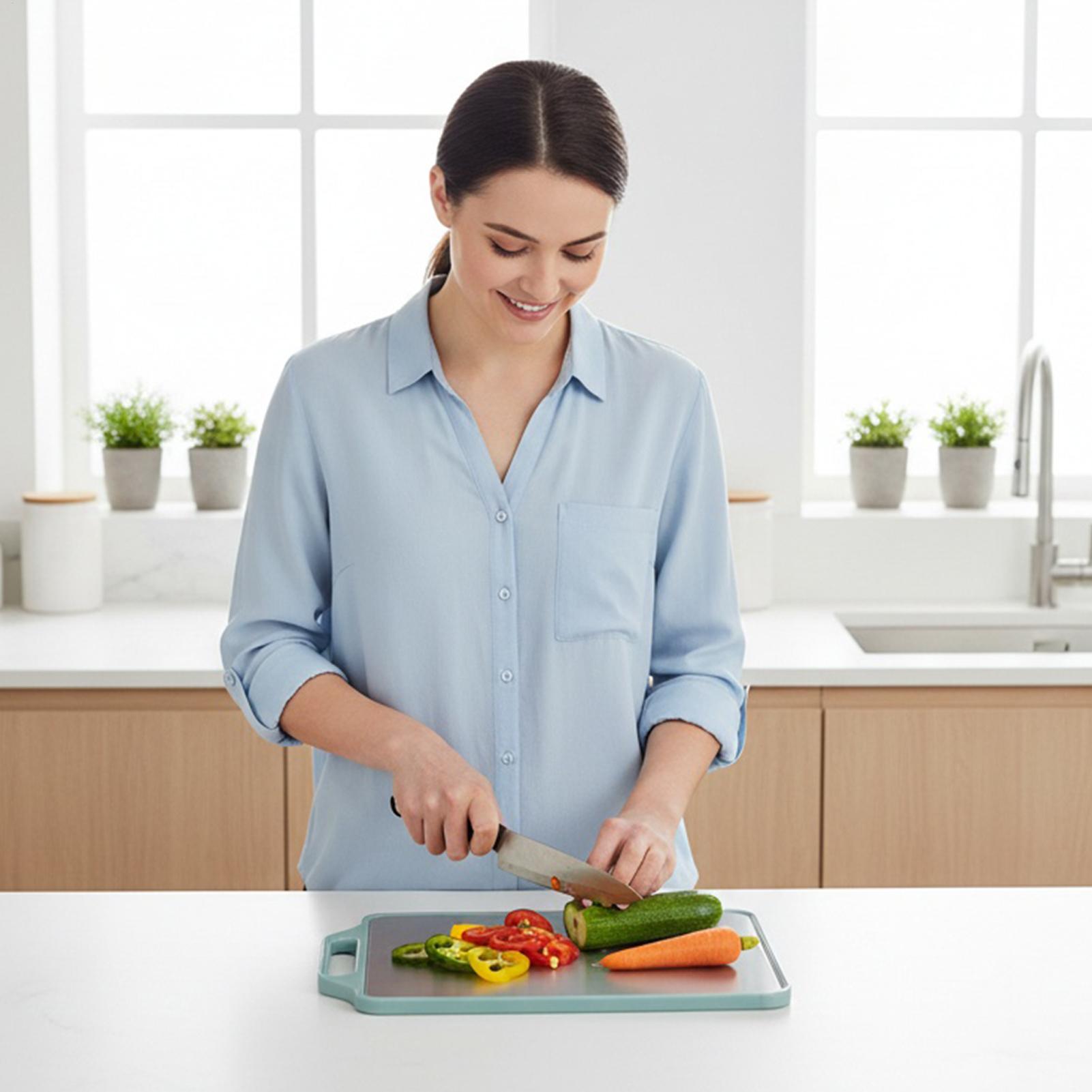 Tábua de cortar dupla face par - Meal Prep Format avaliação e preço