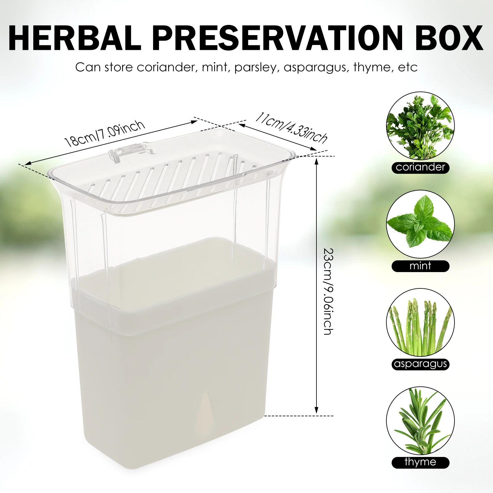 Recipiente Hermético Transpare - Herb Keeper Bottle avaliação e preço