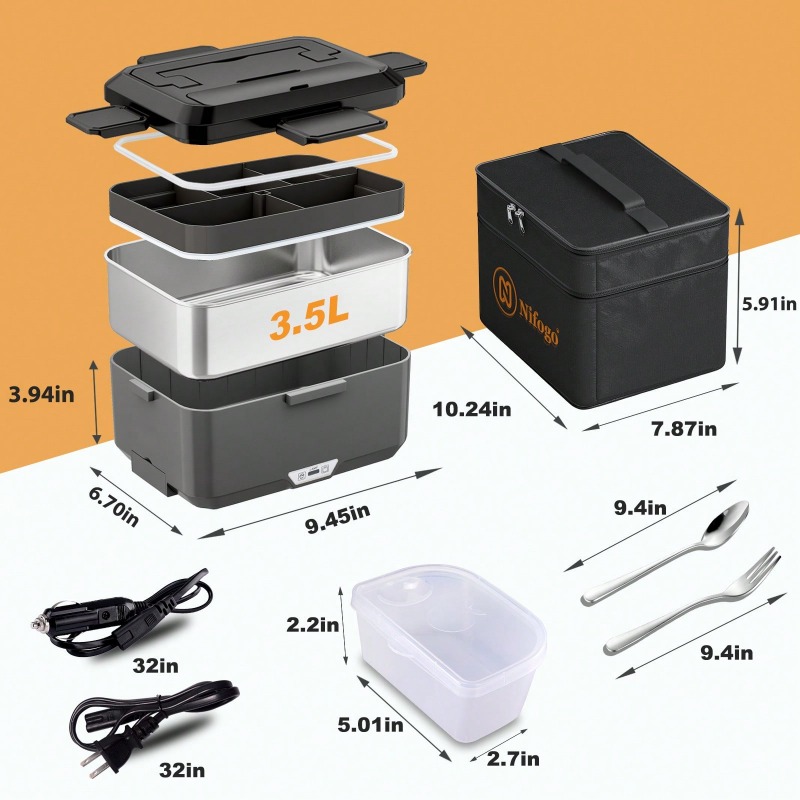 Marmita Elétrica Aquecida de D - Meal Prep Bag avaliação e preço