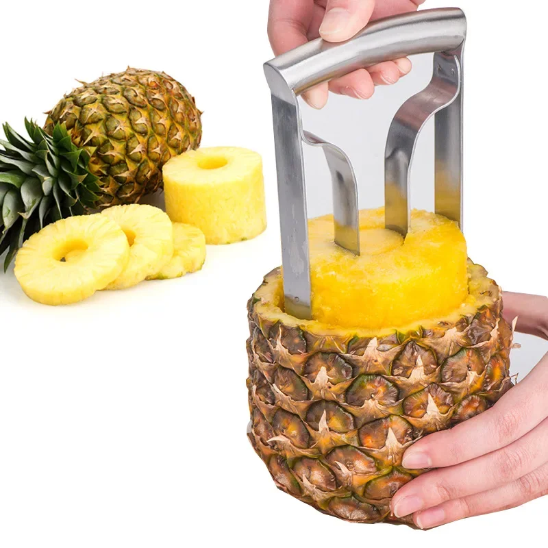 Descascador de Abacaxi em Aço  - Pineapple Corer Slicer avaliação e preço