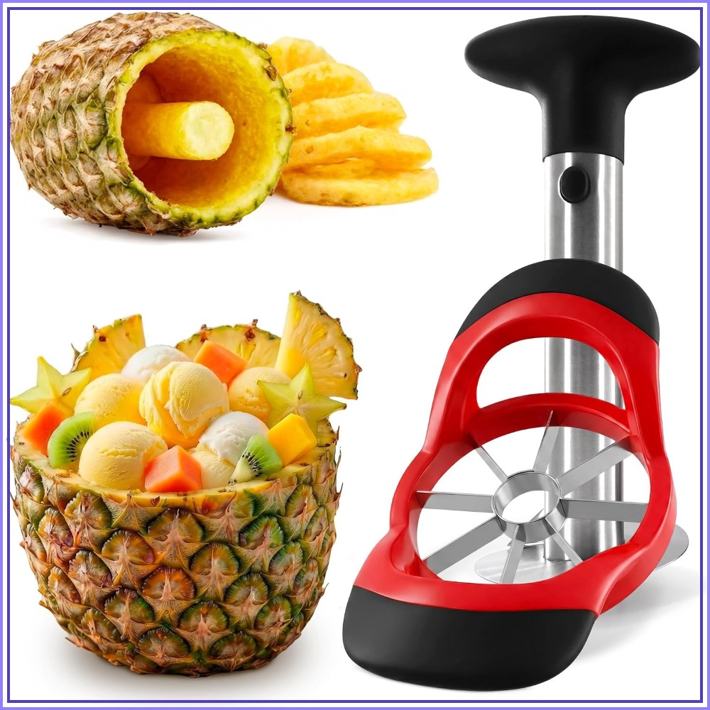 Cortador e Descaroçador de Aba - Pineapple Corer Slicer avaliação e preço