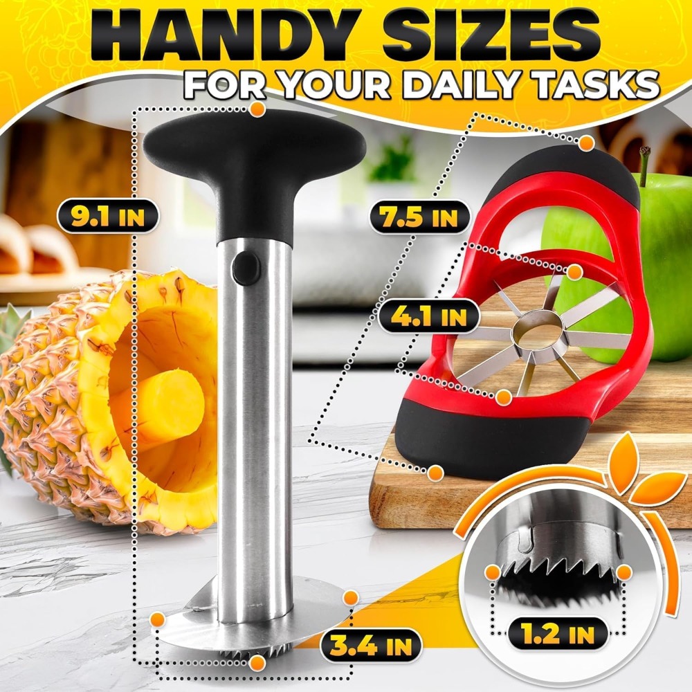 Cortador e Descaroçador de Aba - Pineapple Corer Slicer avaliação e preço