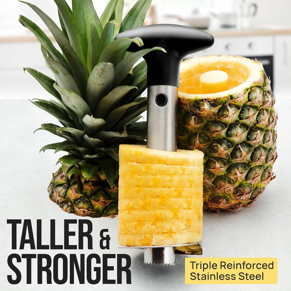 Cortador e Descaroçador de Aba - Pineapple Corer Slicer avaliação e preço
